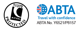 ATOL Protected and ABTA No. Y6521/P8157